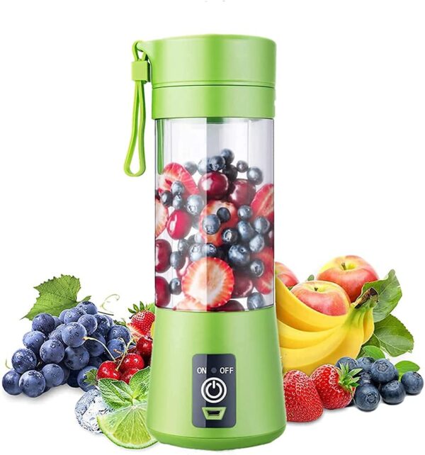 Portable Juice Maker, Rechargeable Juicer Bottle With 6 Blades - Best Quality 🌟 || 1 Year Warranty