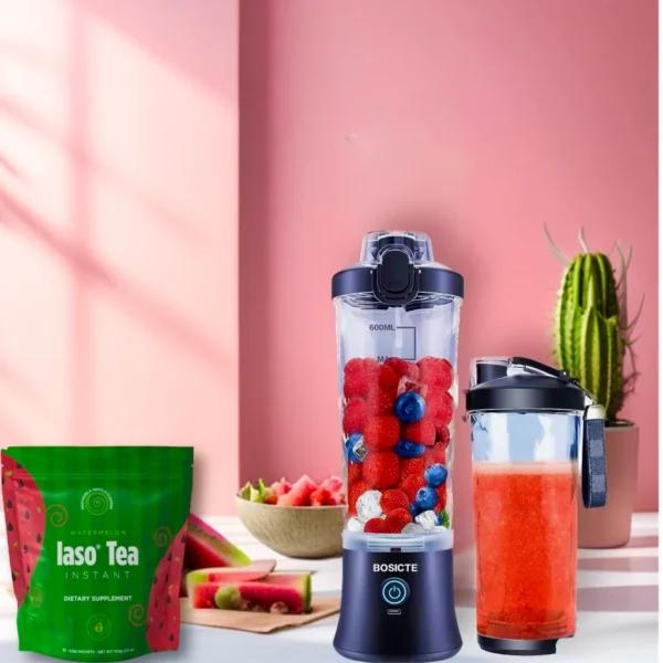 Portable Juice Maker, Rechargeable Juicer Bottle With 6 Blades - Best Quality 🌟 || 1 Year Warranty - Image 6